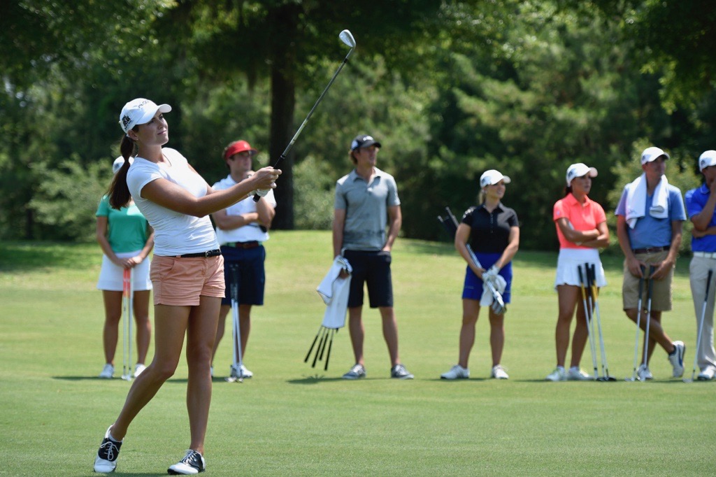 Pro golfer Tessa Teachman competes on Golf Channel's Big Break Myrtle Beach 2014 season.