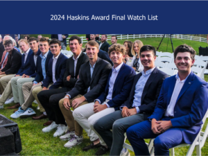 The Haskins Award is given to the best male collegiate golfer. These are the 10 players on the Final Watch List.