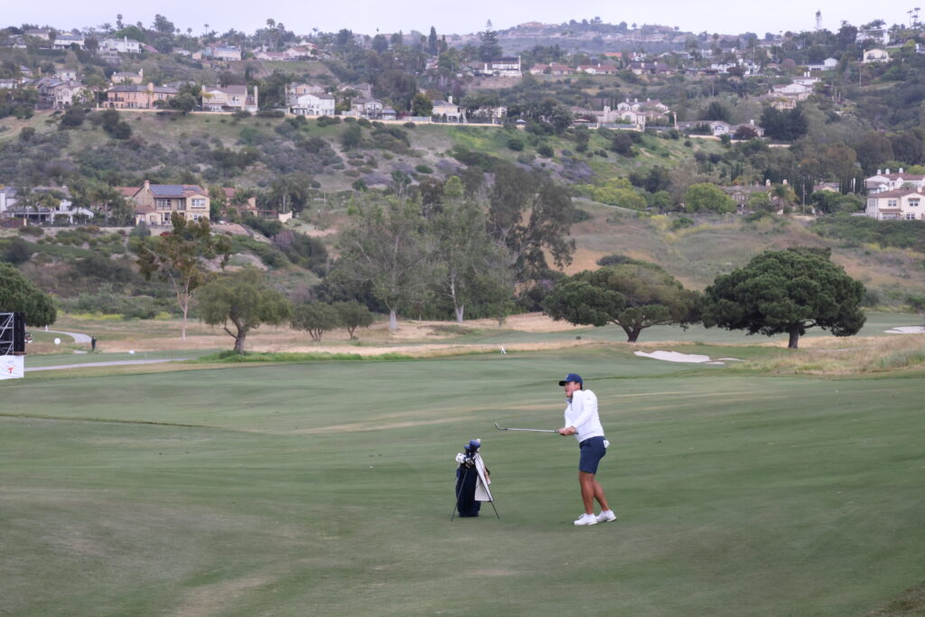 Georgia Tech's Hiroshi Tai stole the lead by birdieing the last hole in Round 1.