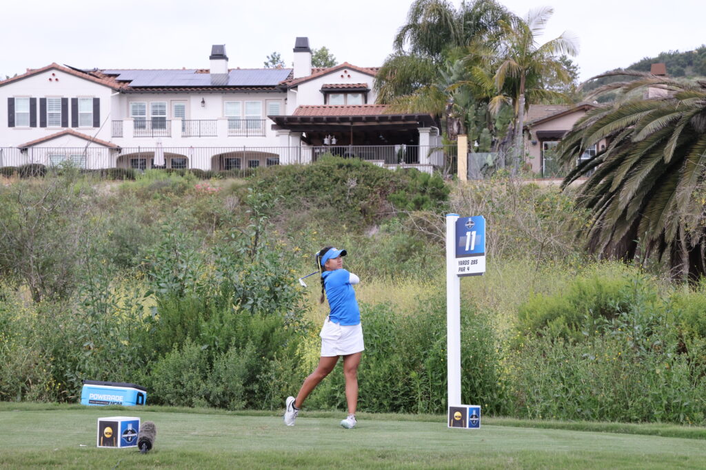 UCLA's Zoe Campos also won her match against Sadie Engelmann today.