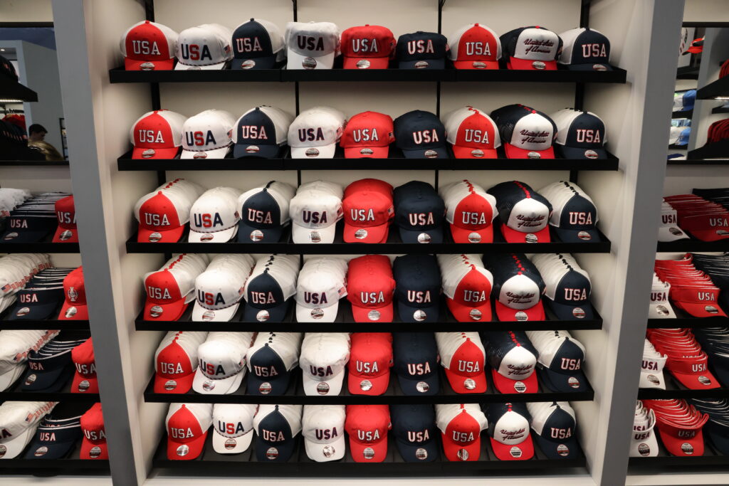 Team USA Hats can be found in the Solheim Cup Shop.