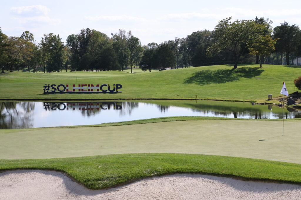 The 2024 Solheim Cup is being held at the Robert Trent Jones Golf Club in Gainesville, VA.