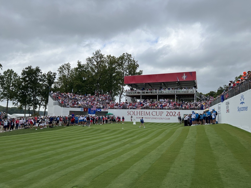 Welcome to the first tee of the Solheim Cup!