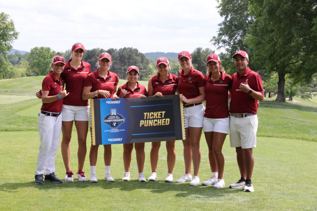 South Carolina's golf team won the NCAA Regionals at Charlottesville.