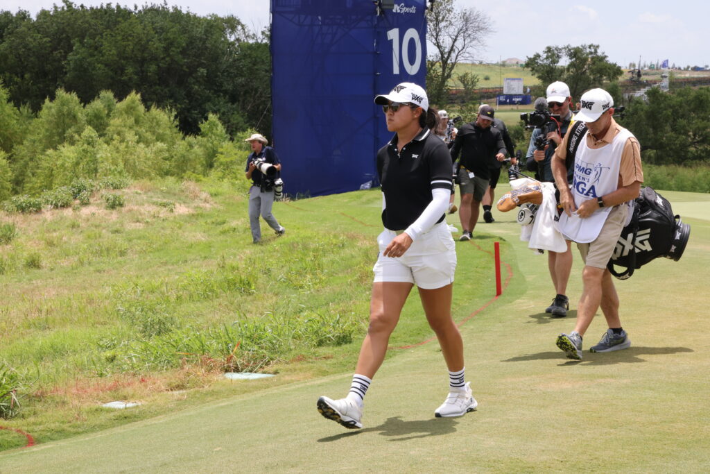 Florida's Auston Kim tied for second place at the KPMG Women's PGA Championship.