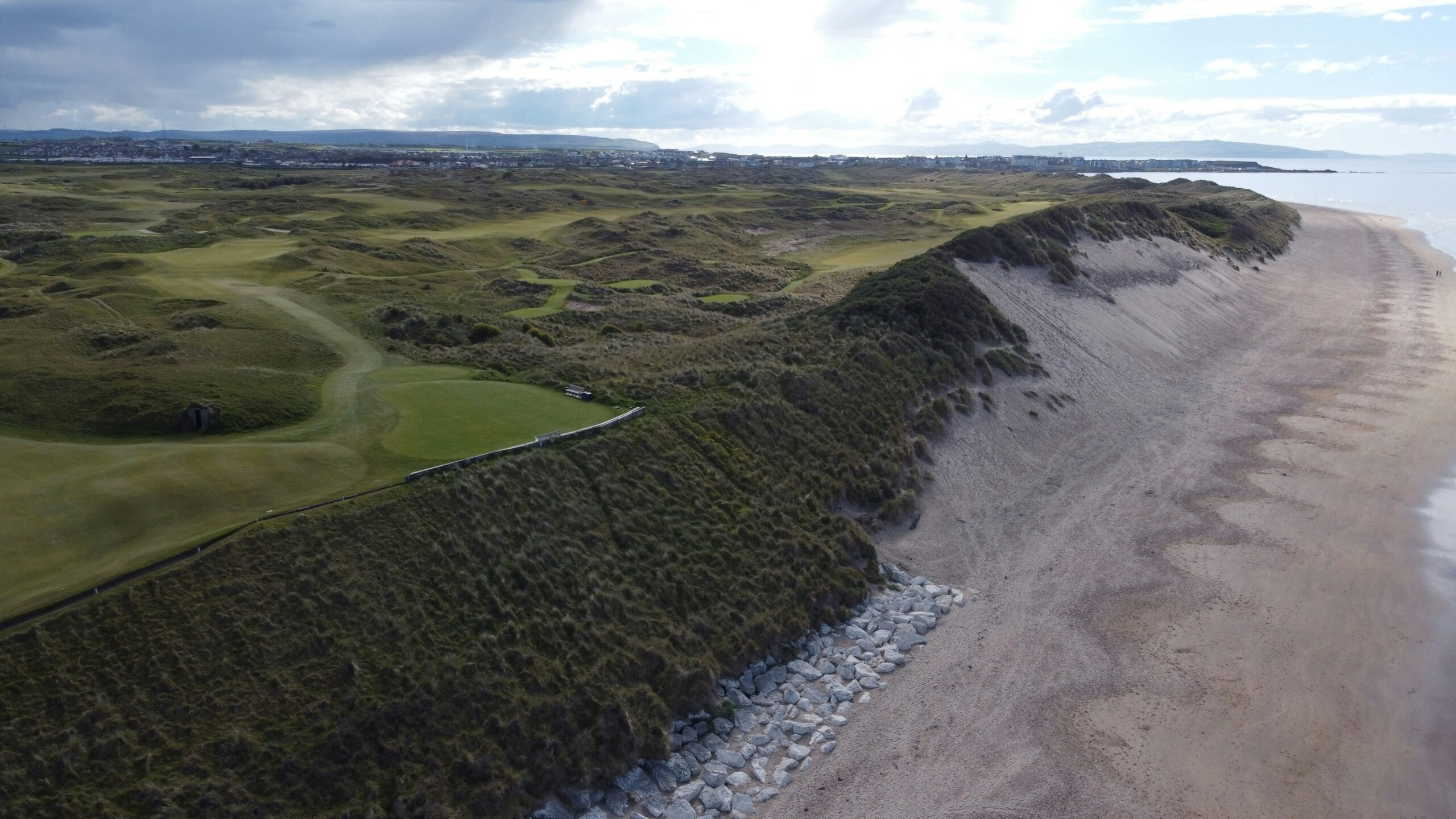 The Open is played along the Northern Ireland coast.