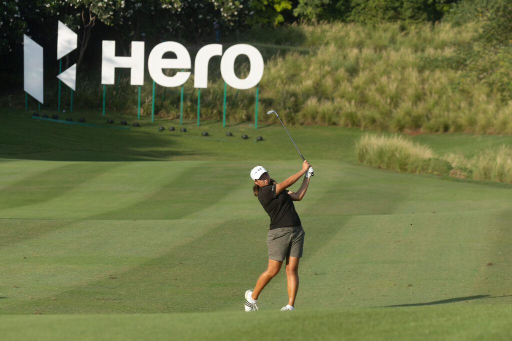 Shannon Tan of Singapore during the final round of the 2025 Hero Women's Indian Open.