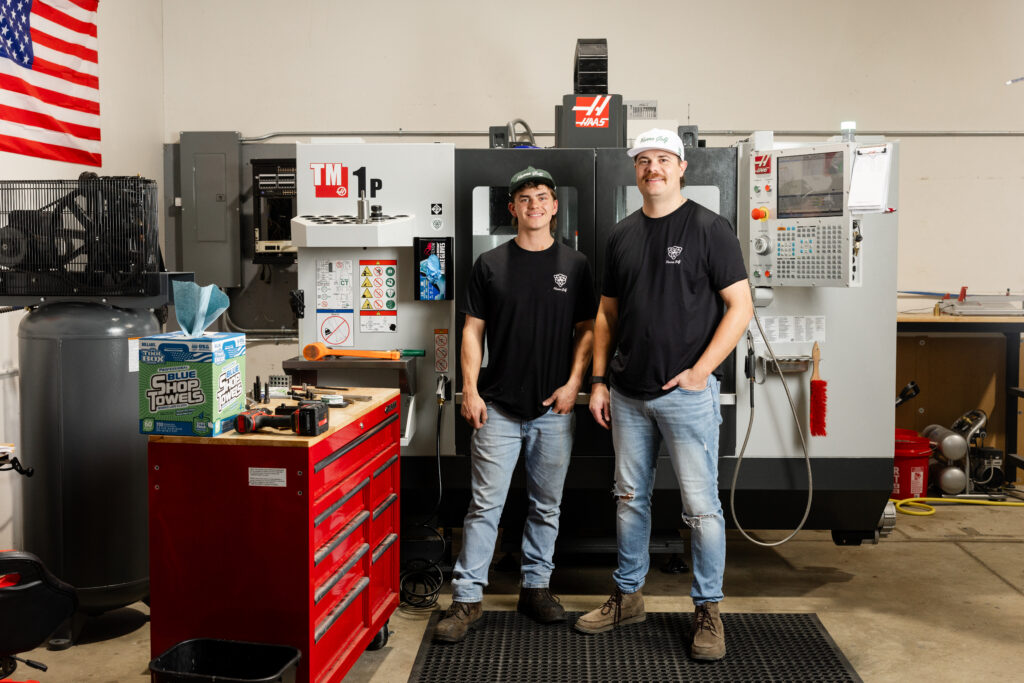 Hanna Golf founder Jared Doerfler (right) shares his story with Fairway to Green.