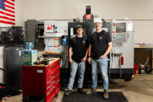 Hanna Golf founder Jared Doerfler (right) shares his story with Fairway to Green.