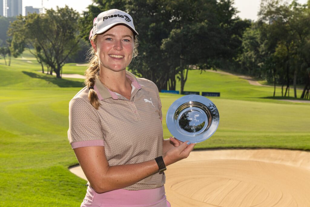 Mimi Rhodes is the eighth English player to win the LET Rookie of the Year honors.