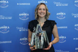 Rachel Heck wins the inaugural ANNIKA Inspiration Award.