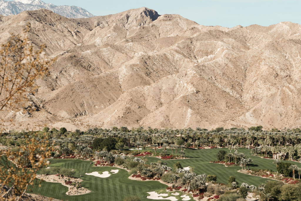 The 2026 American Express tournament was contested on three courses in La Quinta, California.