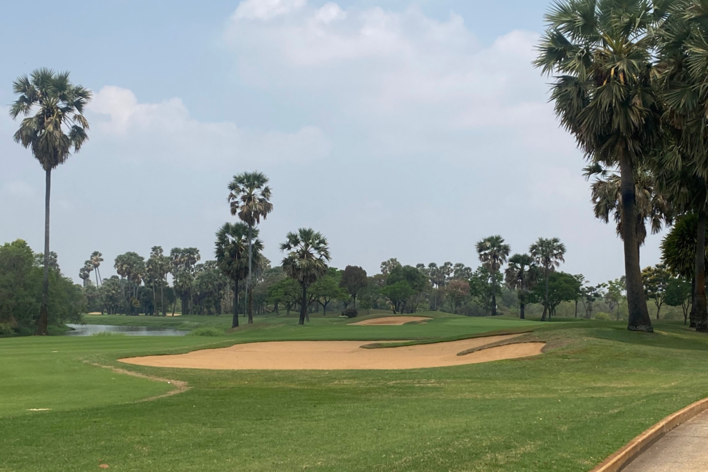 Merullo shares a shot from the Angkor Golf Resort in Cambodia. 