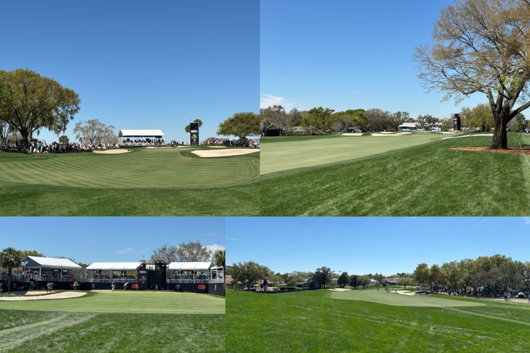 Shots of Bay Hill from the Arnold Palmer Invitational.