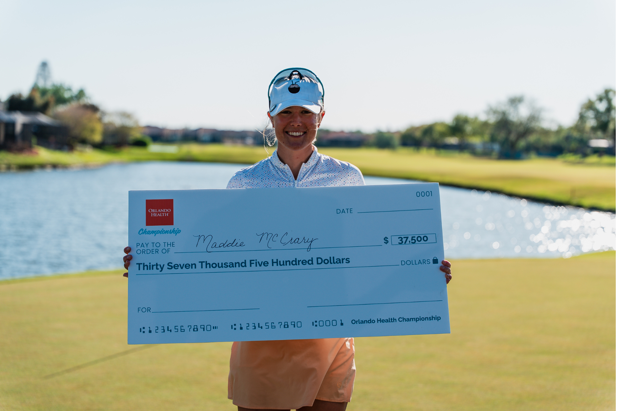 Maddie McCrary earned her first ever professional win at the inaugural Orlando Health Championship.