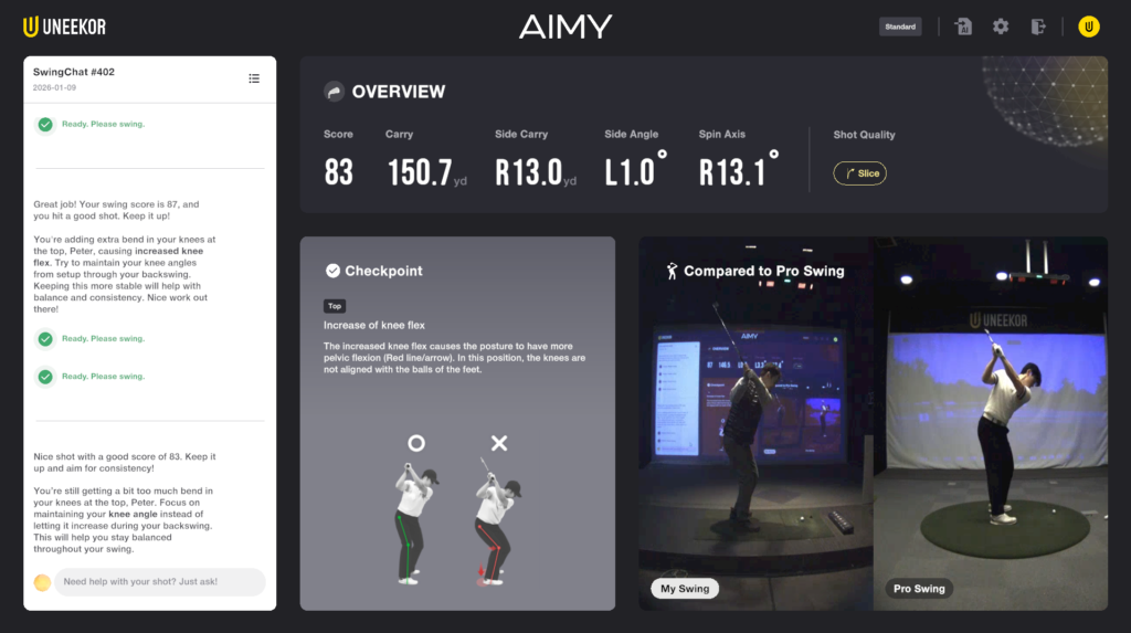 Uneekor's AI assistant's name is AIMY. 