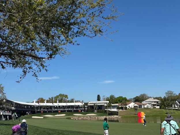 Hole 18 at Bay Hill. 