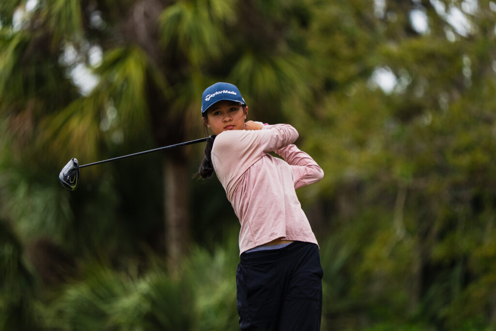 Keira Shavitranuruk (a) missed the cut by just three strokes at the IOA Golf Classic.
