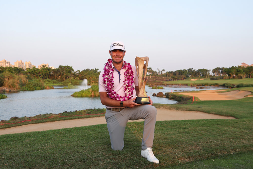 Jordan Gumberg earned his second DP World Tour title in China this week.
