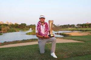 Jordan Gumberg earned his second DP World Tour title in China this week.