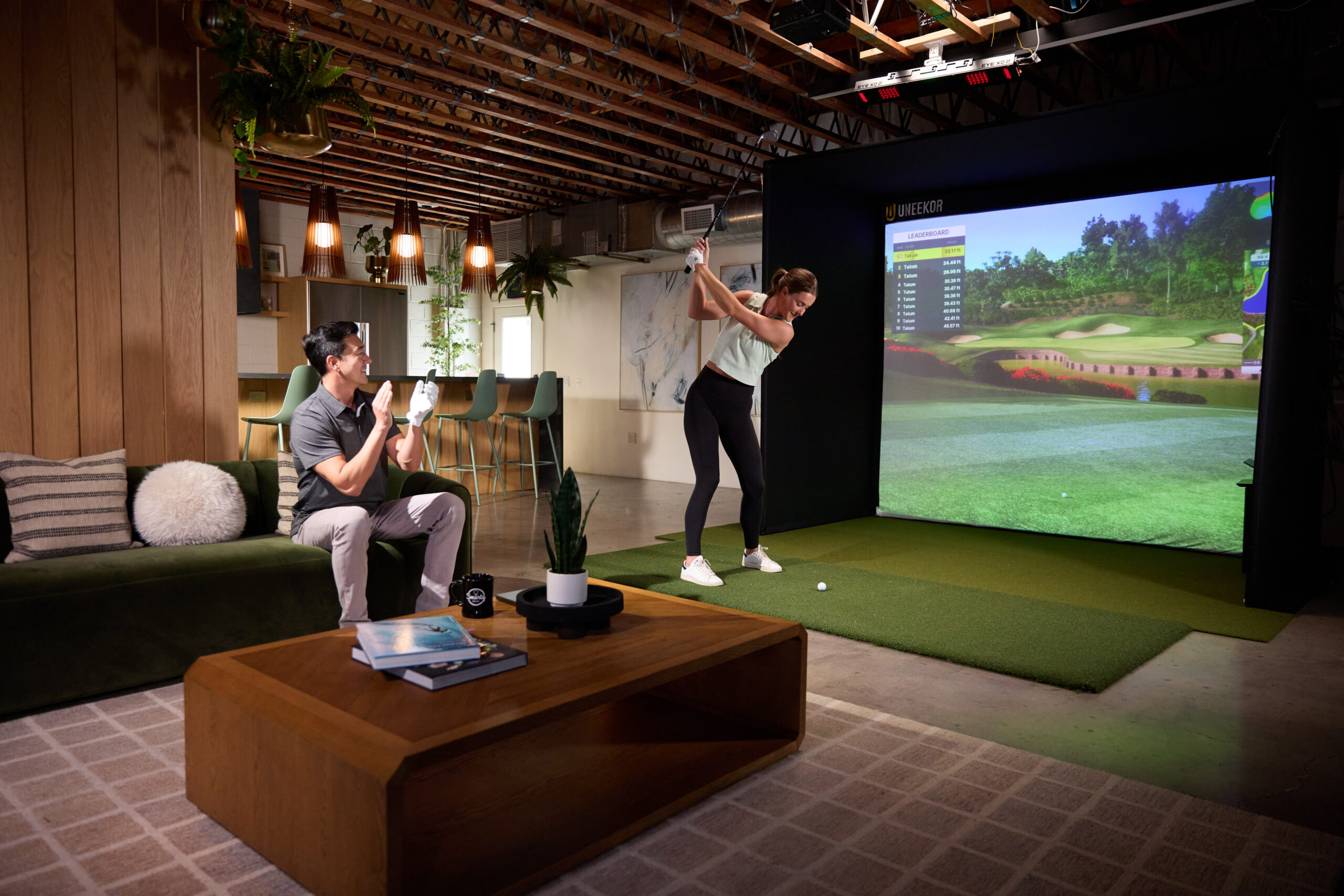 Uneekor's golf simulators provide immersive experiences with accurate data thanks to its use of AI.