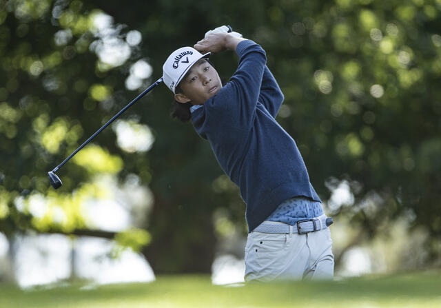 Ethan Fang (A) tied for low amateur at the 2026 Masters. 