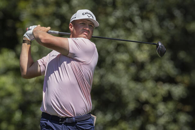 Jackson Herrington (A) tied for low amateur at the 2026 Masters.