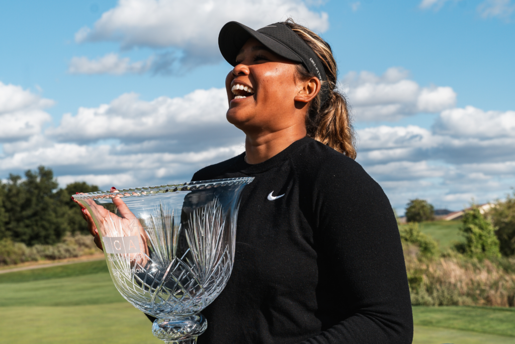 Amari Avery wins her first professional golf event at the 2026 IOA Championship.