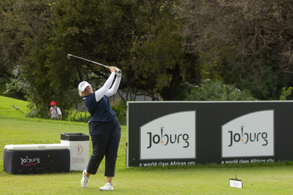 Kirsten Rudgeley of Australia during the final round. 