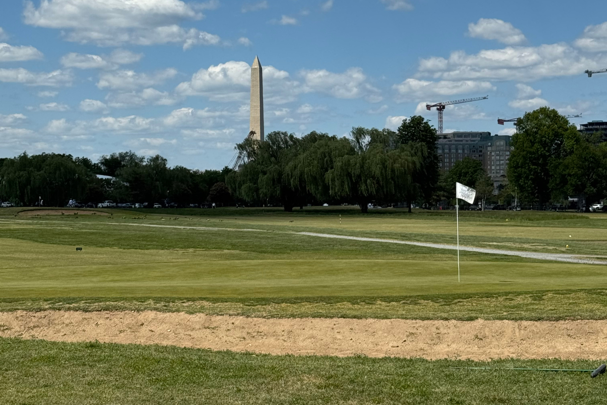 Will East Potomac Golf Links, with its famous views of the monuments, have a sunny farewell?