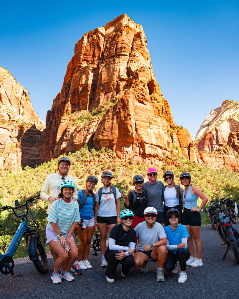 The Epson Tour representing at Zion National Park ahead of the 2026 Copper Rock Championship.