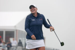 Jennifer Kupcho reacts after winning the 2025 ShopRite LPGA Classic presented by Acer.