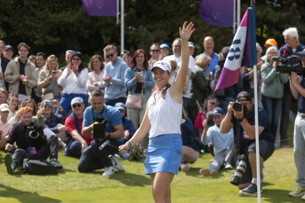 Mimi Rhodes, the 2025 champion of the Dutch Ladies Open, is currently competing on the LPGA Tour.