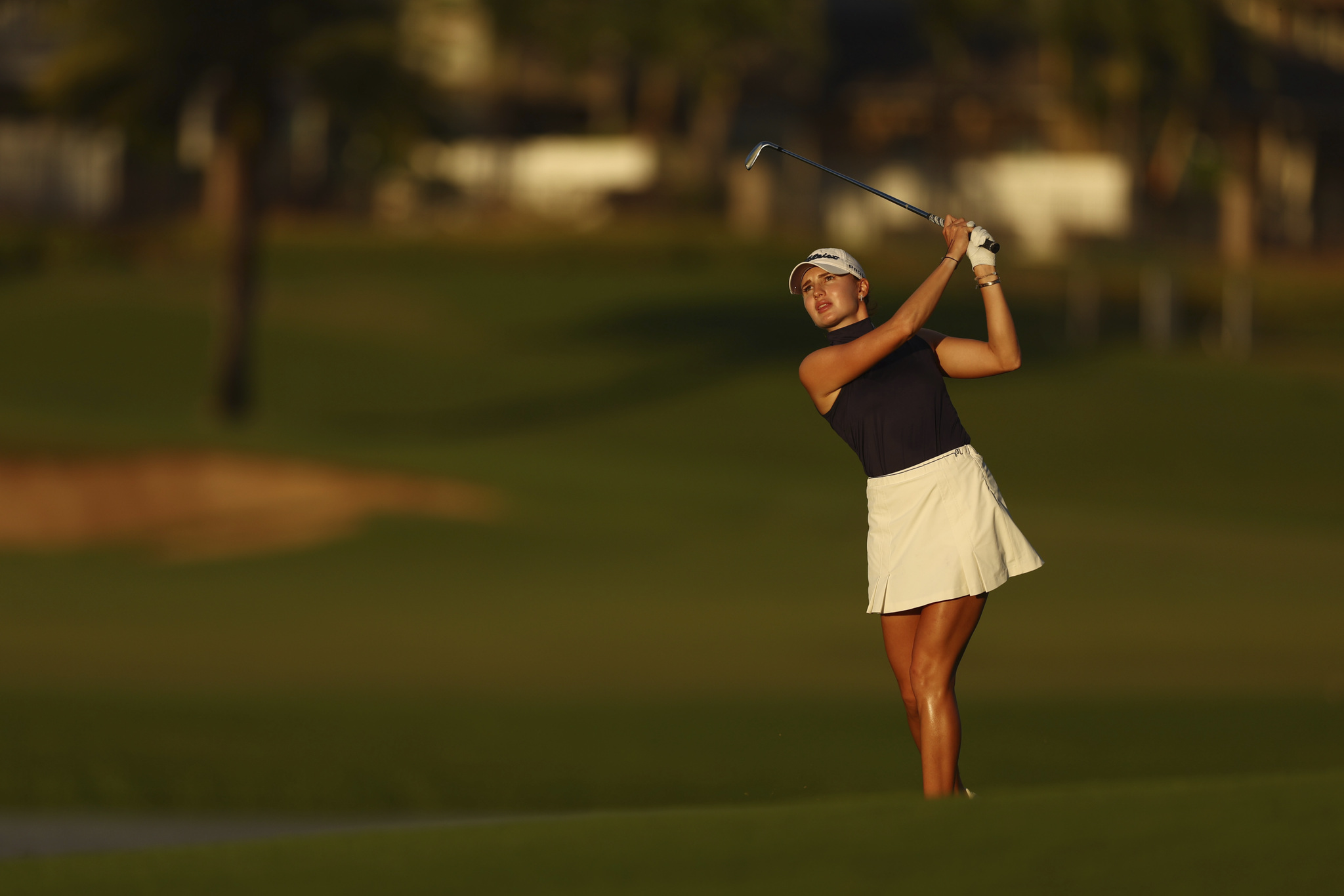 Nataliya Guseva plays in the 2024 LOTTE Championship, one of the other LPGA Tour stops in Hawaii.